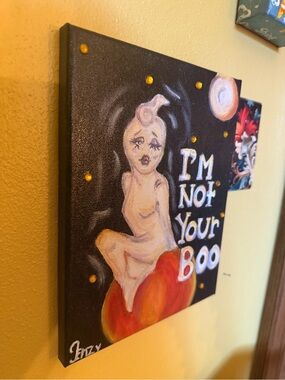 Halloween ghost art decoration painting